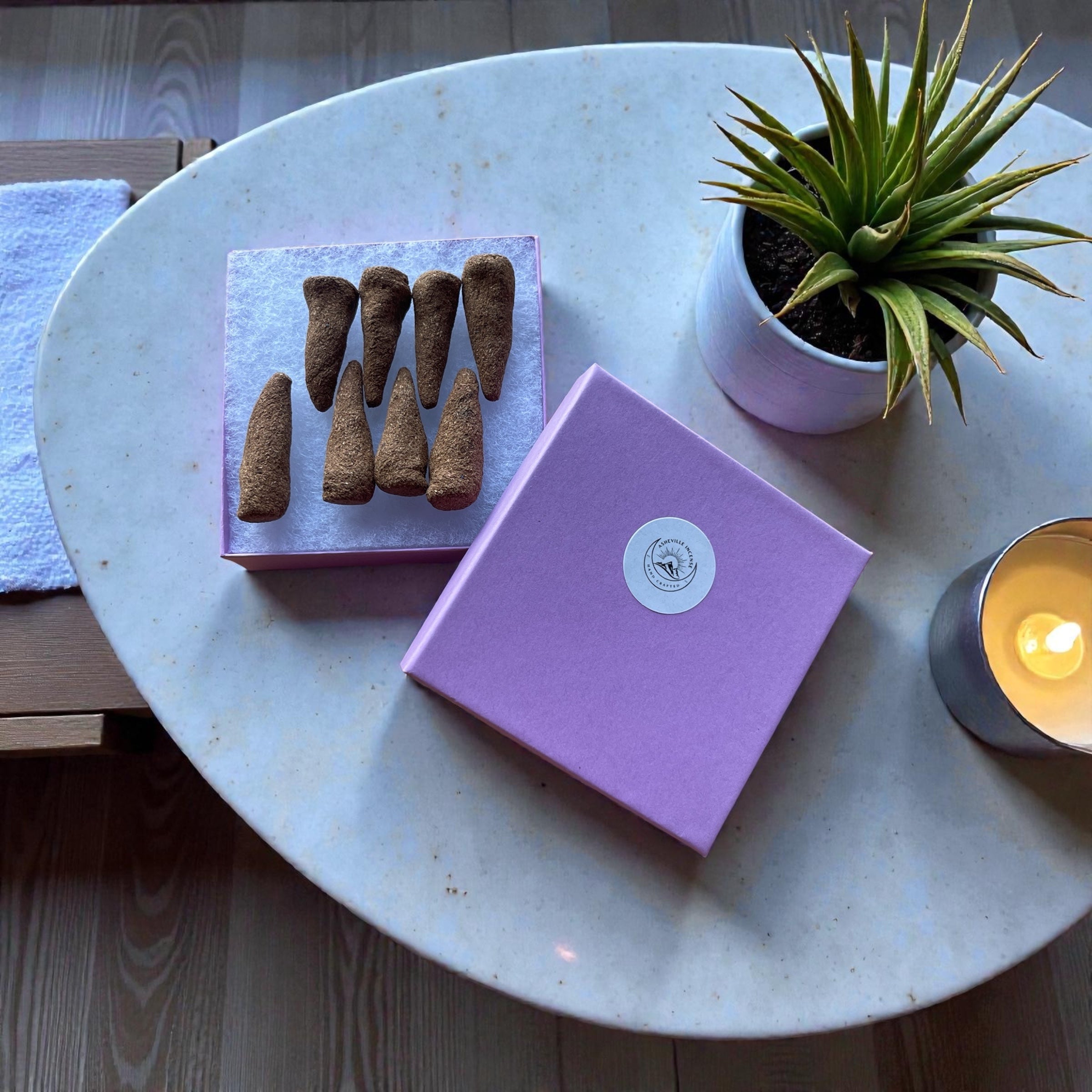 Local Cedar + Angelica + Frankincense Smoke Cleansing Cones ( Asheville, Limited Release )