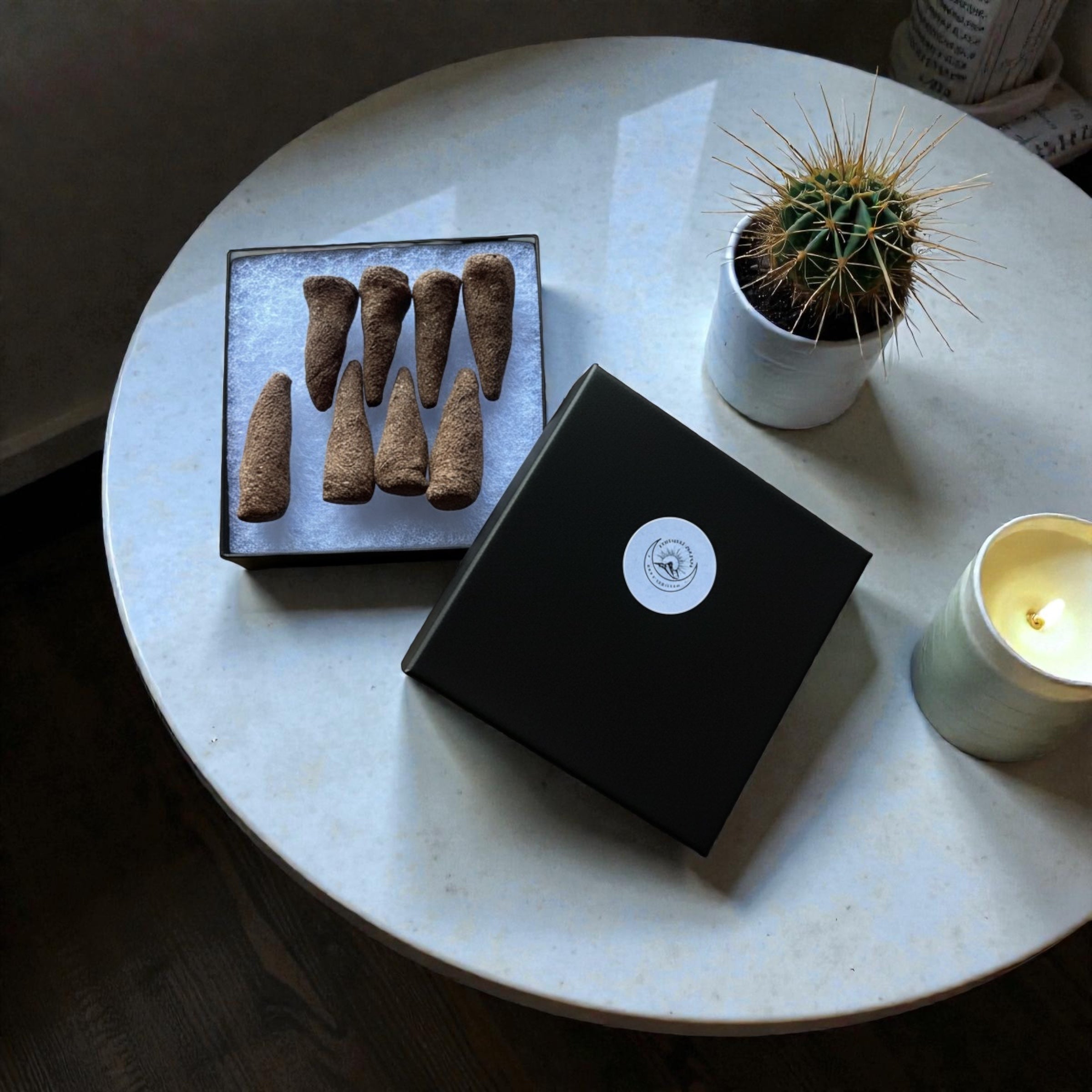 Peruvian Palo Santo + Black Copal + Lapis Smoke Cleansing Cones ( Peru, Limited Release )